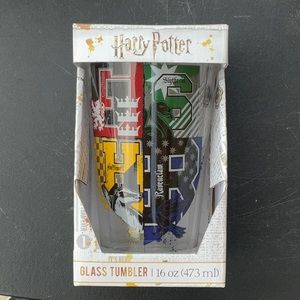 NIB LICENSED HARRY POTTER GLASS TUMBLER PINT 16OZ